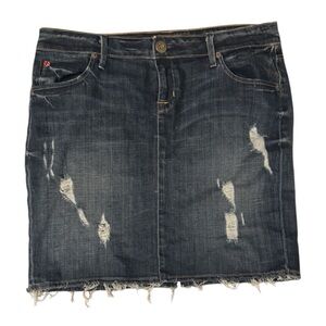 Hudson Jeans Blue Mini Pencil Skirt Casual